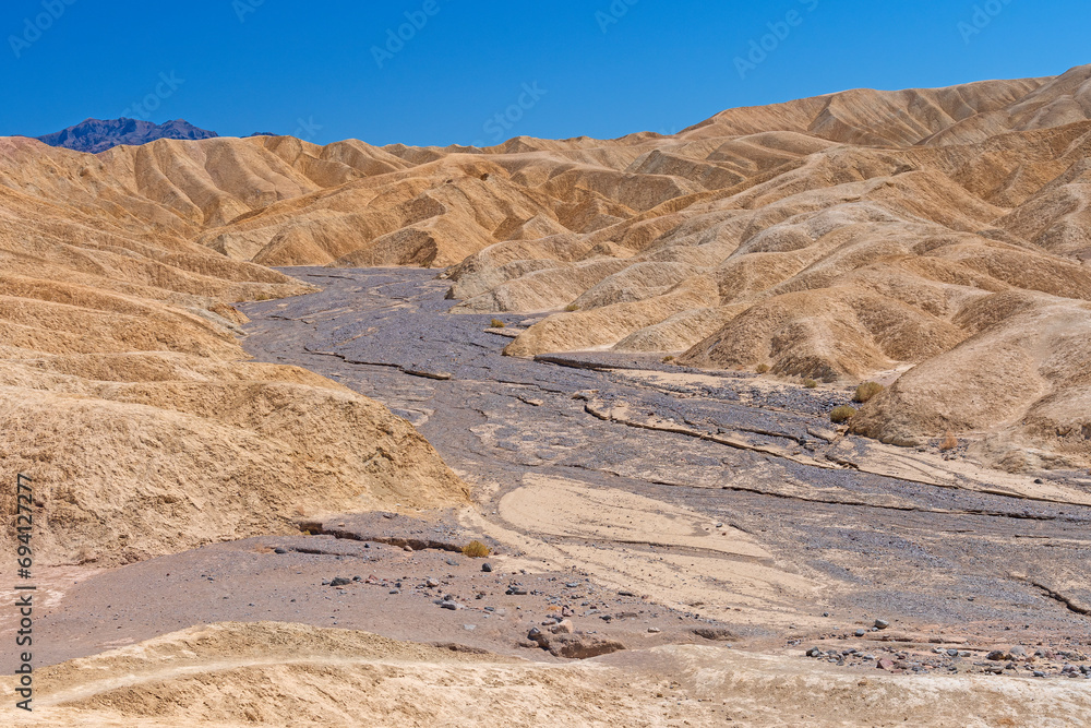 Colorful Minerals in a Desert Arroyo Colorful Minerals in a Desert Arroyo