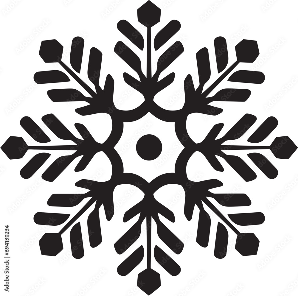 Obraz premium Arctic Symphony Unveiled Vector Logo Design Frosts Majesty Revealed Iconic Emblem Design