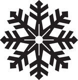 Snowflakes Radiance Unveiled Iconic Emblem Design Frosty Enchantment Unfurled Logo Vector Design