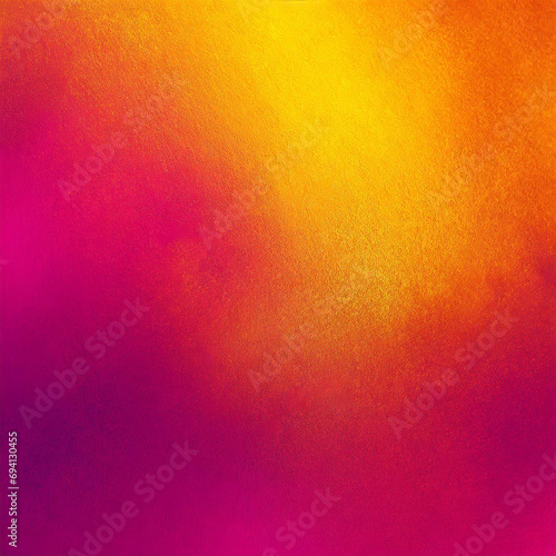 Gold yellow amber burnt orange coral fire red bright pink magenta purple violet abstract background. Color gradient ombre blur. Noise grain rough grunge. Design. Fall autumn.Bright hot neon metal foil © Adam