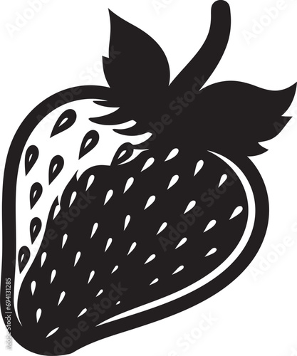 Rosy Reverie Strawberry Badge Berry Bouquet Strawberry Logo Icon