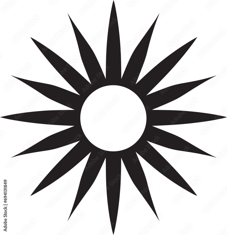 Celestial Charm Sun Mark Shining Star Sun Insignia Celestial Charm Sun Mark Shining Star Sun Insignia
