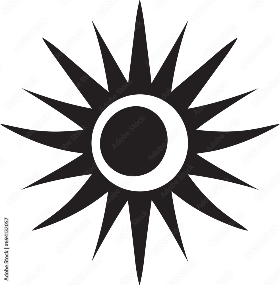 Eternal Radiance Sun Emblem Dazzling Delight Sun Symbolism