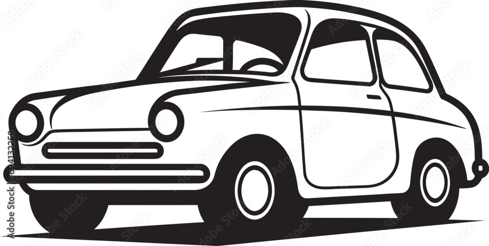 Vintage Vroom Car Symbol Classic Charm Vintage Car Insignia