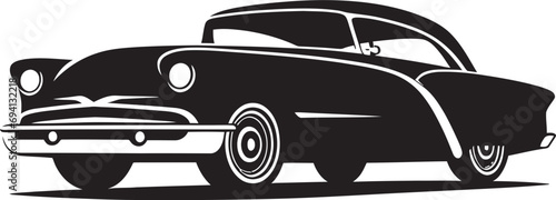Retro Ride Car Icon Timeless Wheels Car Logo