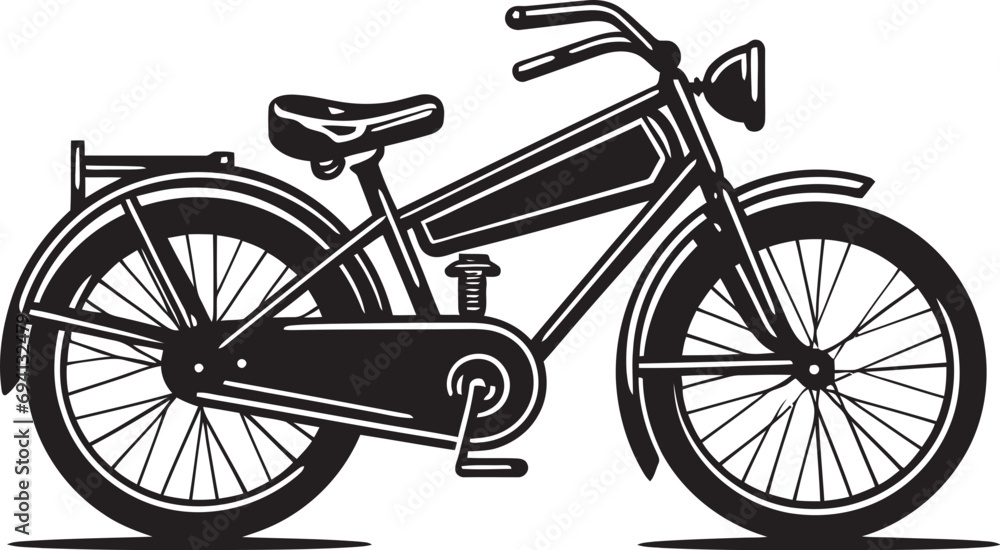 Fototapeta premium Legacy Wheels Vintage Motorcycle Emblem Nostalgia Ride Classic Bike Symbolism