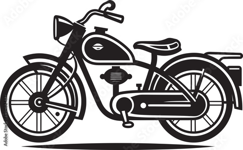 Nostalgia Ride Classic Bike Symbolism Historical Highway Vintage Bike Mark