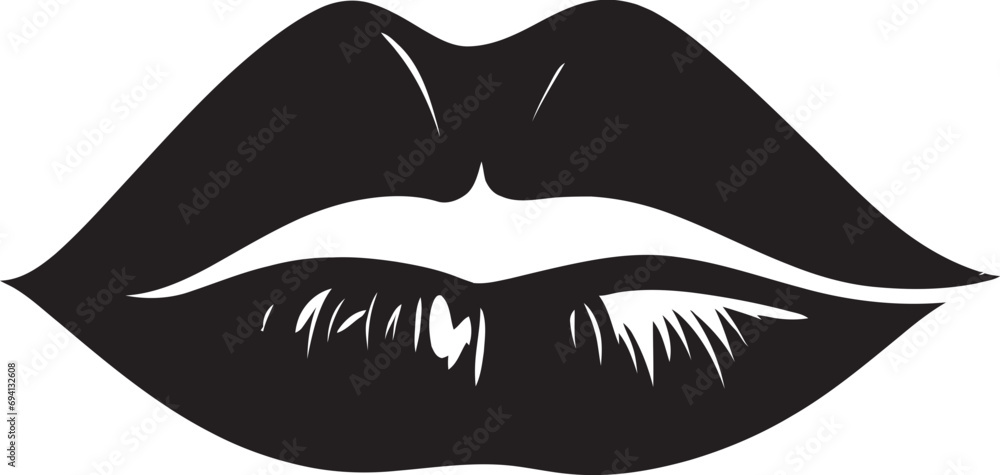 Elegance Enigma Lip Logo Temptress Trace Woman Lips Symbol Elegance Enigma Lip Logo Temptress Trace Woman Lips Symbol