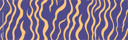 Abstract vector patterns, wallpapers and background. Vintage wavy retro multicolor background. Seamless.