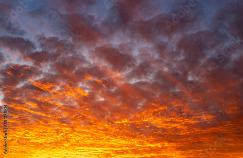 Super Colorful Sunset Skies In Scottsdale Arizona photo