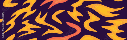 Abstract background with colorful wavy line pattern. Vector layout template for elite creativity. Vector Illustration. Seamless.