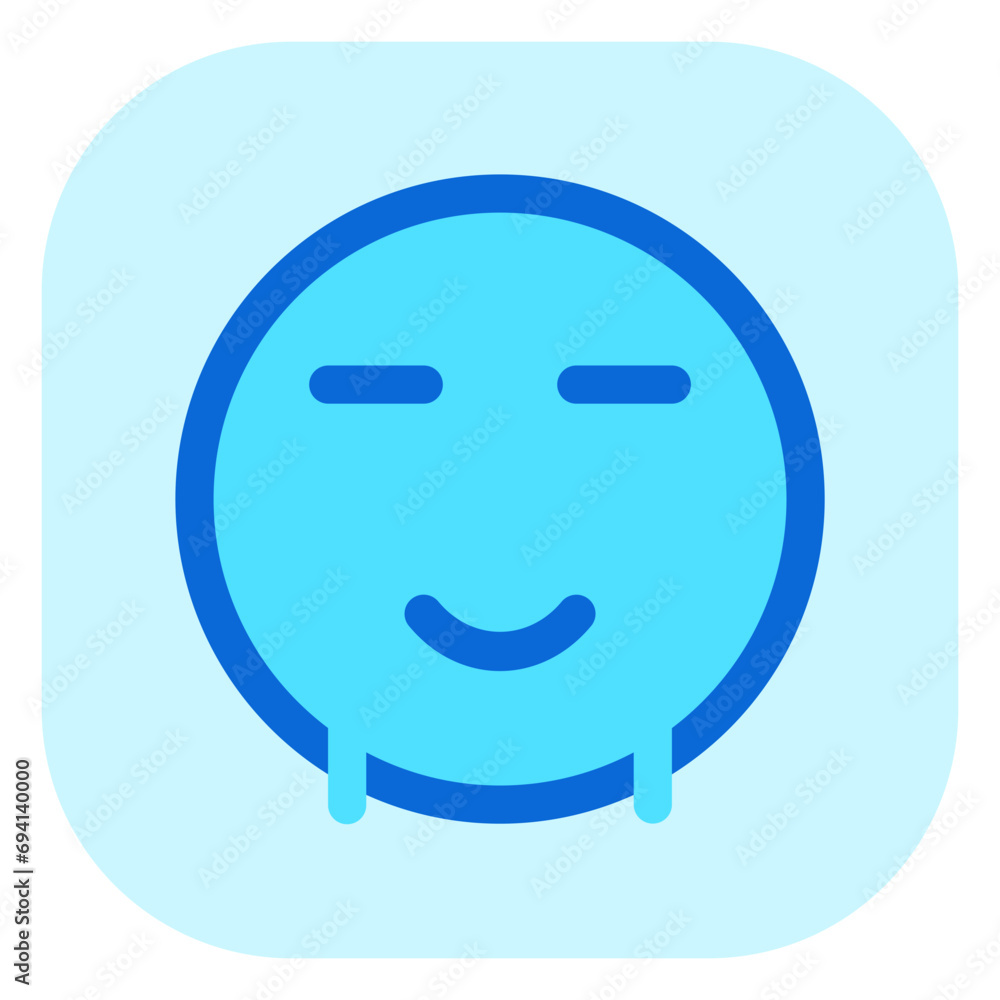 Editable happy tear emoticon vector icon. Expression, emotion, face. Part of a big icon set family. Perfect for web and app interfaces, presentations, infographics, etc Editable happy tear emoticon vector icon. Expression, emotion, face. Part of a big icon set family. Perfect for web and app interfaces, presentations, infographics, etc