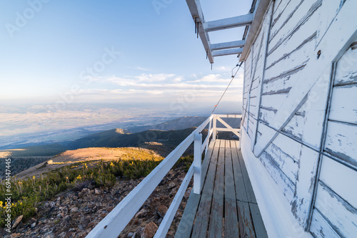 Mountain Valley View From Fire Lookout photo