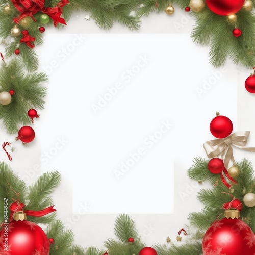 christmas motifs with white background