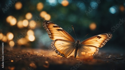 butterfly on the ground