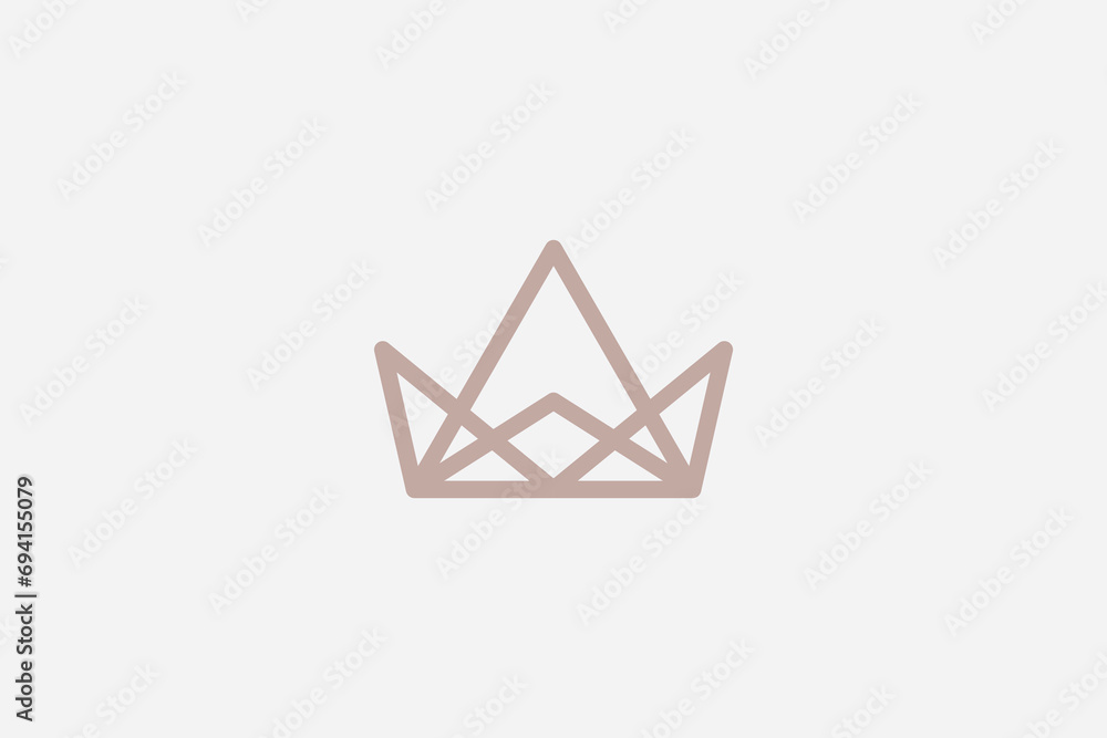 Crown logo design icon vector template Crown logo design icon vector template