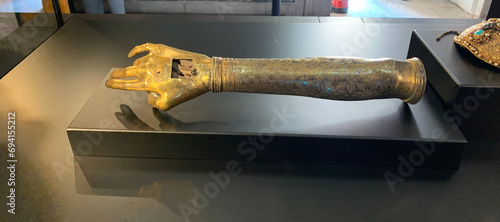 Topkapi Palace's Holy Relics Bones of Saint John the Baptist in Istanbul, Turkey.