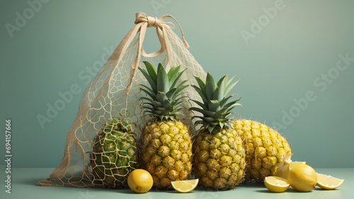 fruit on a white background