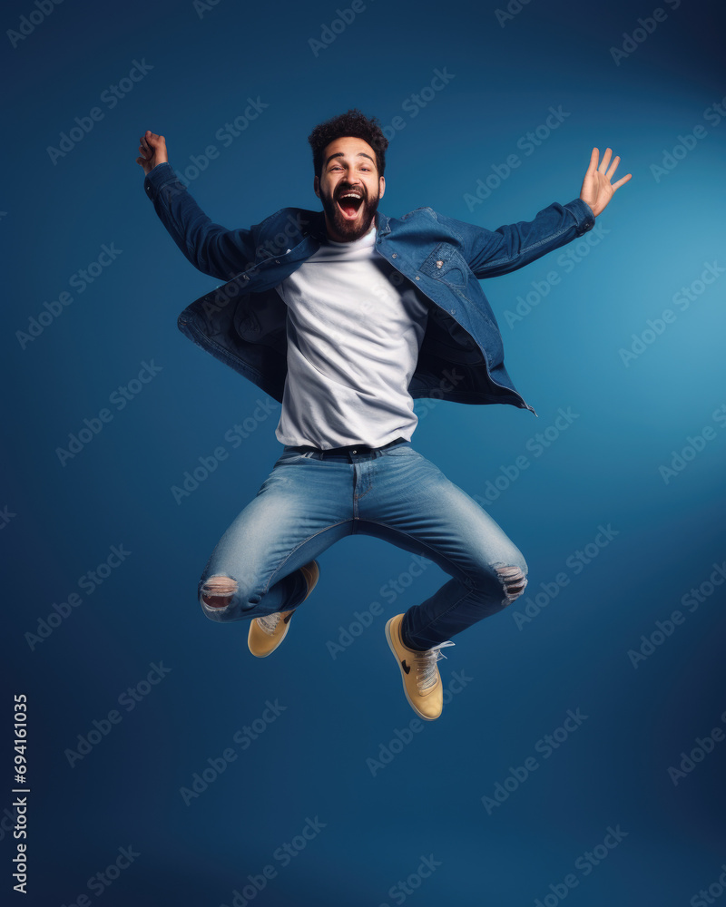 man jumping