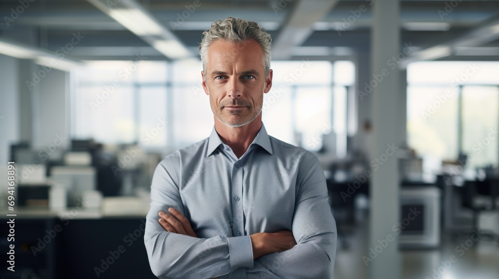 Portrait of male engineer with arms crossed Portrait of male engineer with arms crossed