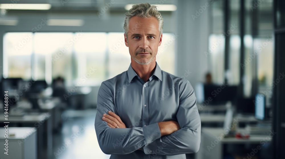Portrait of male engineer with arms crossed Portrait of male engineer with arms crossed