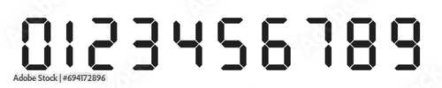 digital numbers, countdown numbers, clock numbers