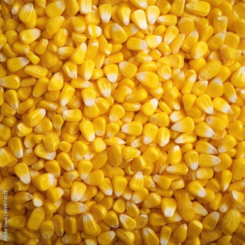 yellow corn seed background.generative ai