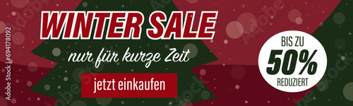 Banner - Winter Sale - Nur für kurze Zeit