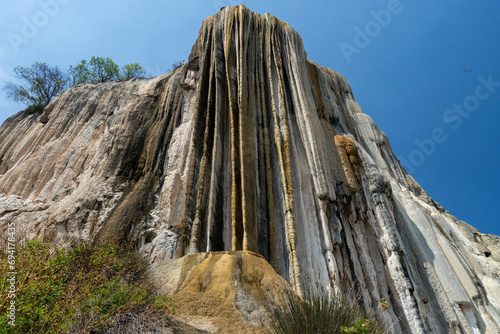 hierve de agua Rock Falls in Mexico photo