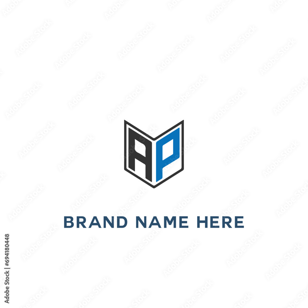 AP A P letter logo design. Initial letter AP linked circle uppercase monogram logo white color. AP logo, A P design. AP, A P AP A P letter logo design. Initial letter AP linked circle uppercase monogram logo white color. AP logo, A P design. AP, A P