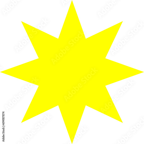 nativity star Flat Icon Illustration