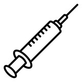 syringe outline icon