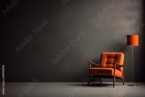 Luxury furniture design photography, minimalistic style home furniture
