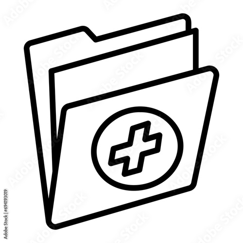 medical history outline icon