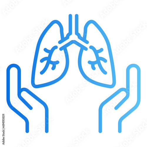 healthcare gradient icon