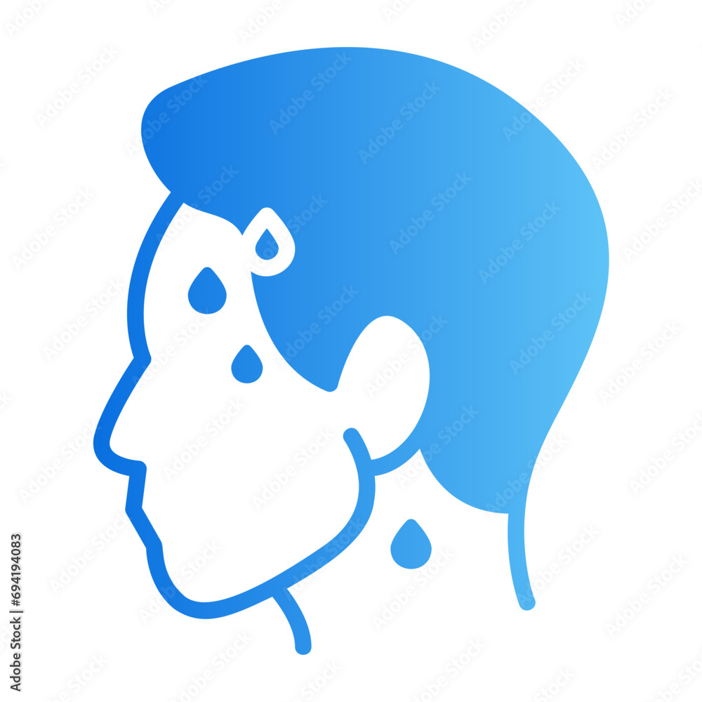 Obraz premium sweat gradient icon