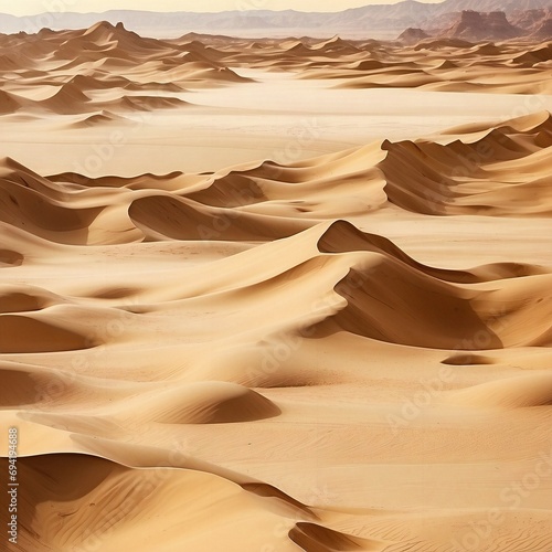Desert Mirage: Abstract Sands in Nature's Tapestry (Digital Art)