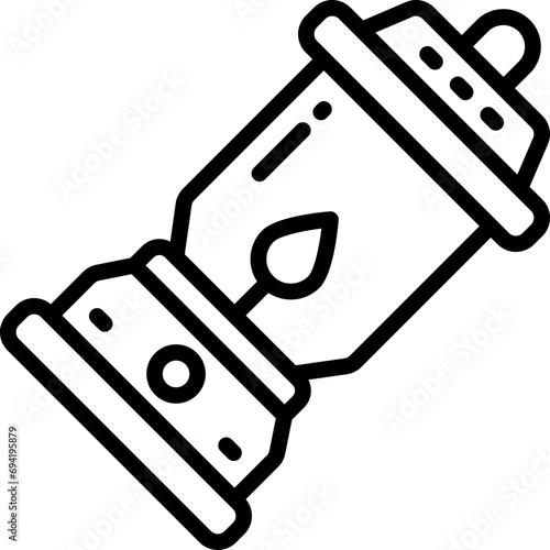 lantern icon. vector line icon for your website, mobile, presentation, and logo design.