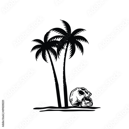 Photography Vector illustration style vintage surfing theme badge design