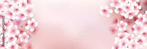 桜　春　水彩　背景