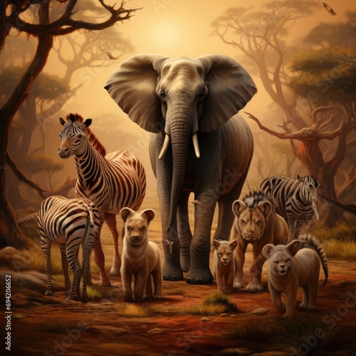Animals savannah  © Hamza