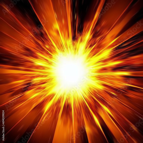 爆発のエフェクト背景イメージ