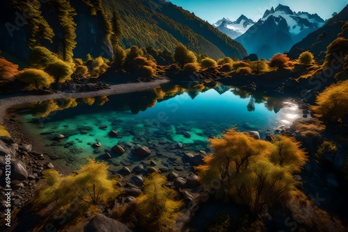 Beautiful southern Chile landscape. © Mazhar