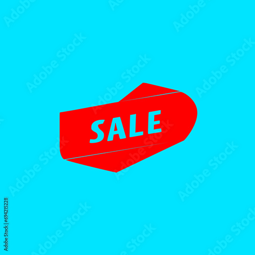 sales banner ribbon