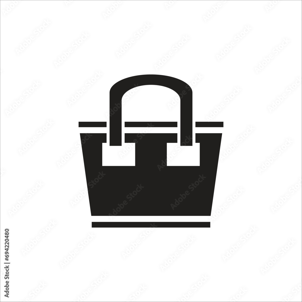 bag vector icon line template bag vector icon line template