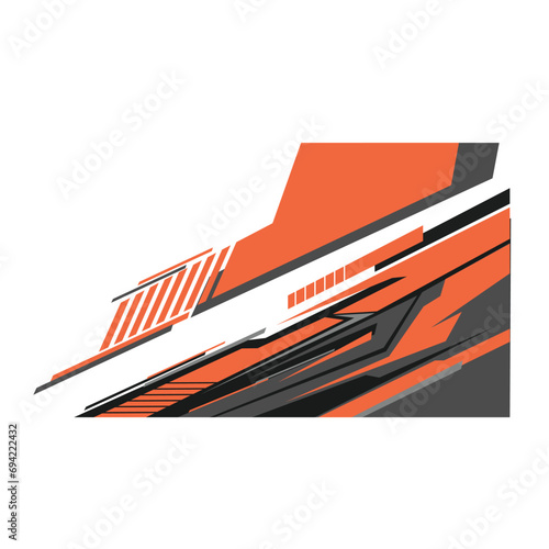 vector livery decal design for body wraps for racing cars and cargo vans