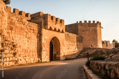 Sunset at the Ancient Fortress