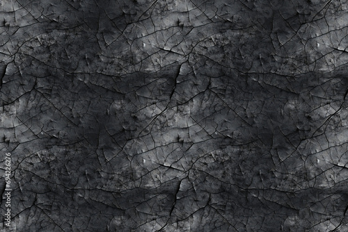 Dark Gray Scratched Metal Texture. Seamless Repeatable Background.