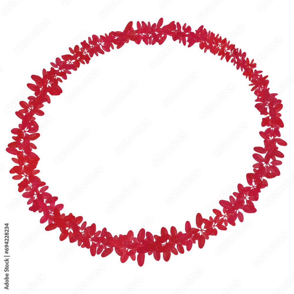 Obraz premium red beads necklace