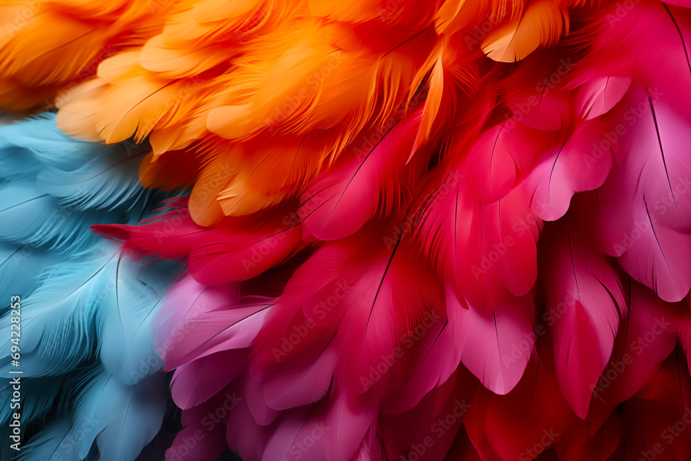 The texture of a feather is soft and delicate. The texture of a feather is soft and delicate.
